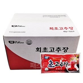 푸른 회초고추장, 40g, 150개