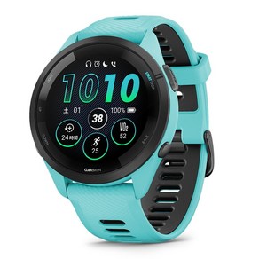 GARMIN(가민) ​​GPS 러닝 워치 Foeunne 265 Music Aqua [일본 정규품], 아쿠아, 1개