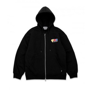 아임낫어휴먼비잉 COLLEGE LOGO ZIP-UP HOODIE