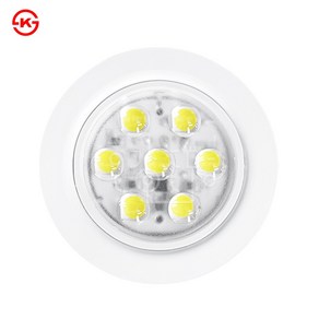 LED 2인치 가구 매입등 2W KS인증, 전구색(노란빛), 1개