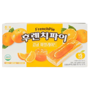 후렌치파이 감귤 마멀레이드 15p, 192g, 3개