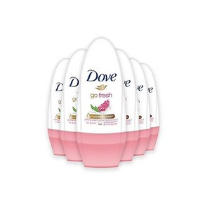 도브 Dove 고 프레쉬 Roll On 데오드란트 Pomegranate 레몬 버베나 향 (6 x 50 ml)