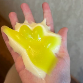 [이거쩌거] 발바닥 쫀득 말랑이 스트레스해소, 1개, 50g, 푸딩그린