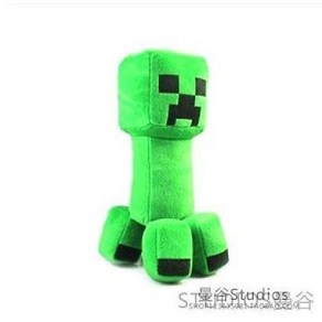 마인크래프트 각종 캐릭터 쿠션 엔더 드래곤 쿨리 몬스터, 쿨리는 48cm, 1개