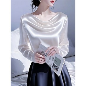 베루라 실키블라우스 셔링블라우스 초지거블라우스
