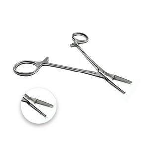 할시 니들홀터(무구) 성형외과지침기 멸균가능한 HALSEY NEEDLE HODER 13cm, 1개