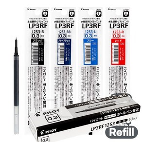 파이롯트 쥬스업 젤잉크펜 0.3mm LJP-20S3, Refill 블루, 2개