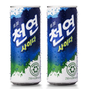 일화-천연사이다250ml(30캔) x2, 250ml, 60개
