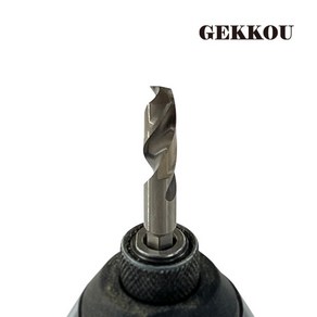 게코 GEKKOU 3.5MM 숏타입 육각드릴비트 코발트기리 스틸 알미늄 스텐드릴날, 1개