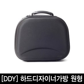 하드 디자이너가방 원형 가위집 메이크업박스 미용가방, 1개