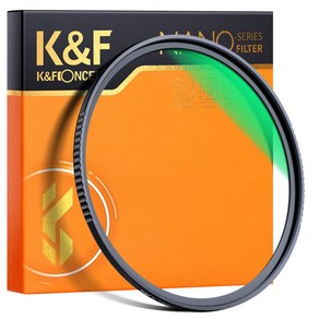 K&F CONCEPT NANO-X Slim MRC UV 필터 8K AGC Glass Optic 발수 발유 코팅 52mm