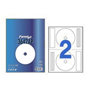 잉크젯 폼텍 CD 118 17.5 mm 20매 DVD라벨 IS 3642AP