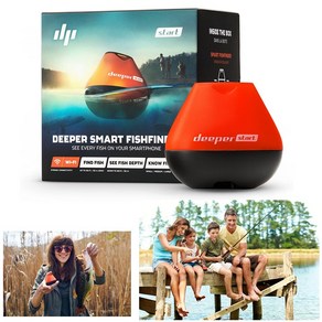 Deepe Stat 디퍼스타트 스마트 피쉬 파인더/고품질/Castable Wi-Fi Fish Finde fo Receational Fishin