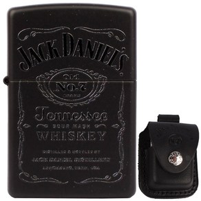 지포라이터 48460 JACK DANIELS POUCH SET 오일포함