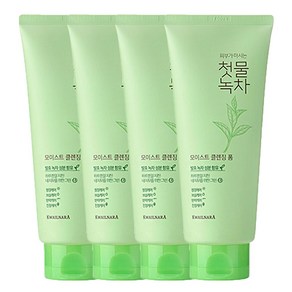 과일나라 첫물녹차 모이스트 클렌징폼, 180g, 4개