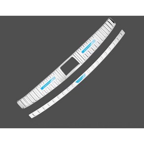 사고파 4세대 카니발 KA4 도어스커프 도어 몰딩발판 가드 기스방지 커버, 블루2P