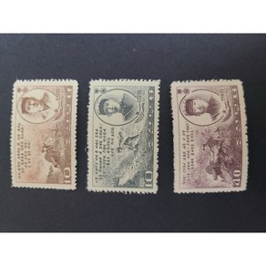 [ 북한우표 ]﻿ 1965년 Scott 590-2 3종, 1개