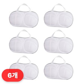 로니베이 브래지어 세탁망 변형방지 속옷 빨래망 브라망, 그레이, 6개