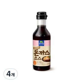 면사랑 프리미엄 부어먹는 돈까스 소스, 450g, 4개