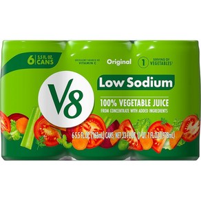 V8 오리지널 100% 베지터블 주스 355ml 6캔 4세트, 473ml, 24개