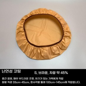 전등가리개 눈부심 방지 형광등 커버 보호 전등커버 가림막 간접 덮개 침실등 가리개, I.브라운_S_차광45