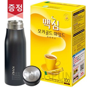 맥심모카골드 커피믹스 100T + 바스크텀블러, 1개, 1.2kg, 100개입