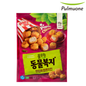 풀무원 동물복지 한입쏙 팝콘치킨 500g, 1개