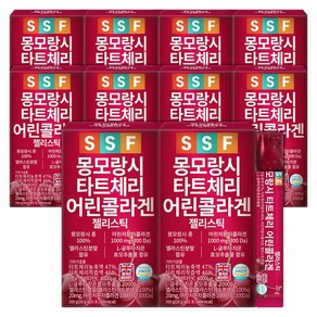 순수식품 몽모랑시 타트체리 콜라겐 젤리스틱, 300g, 10개