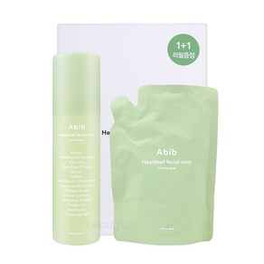 아비브 어성초 페이셜 미스트 카밍 스프레이 150ml+150ml(리필), 1개