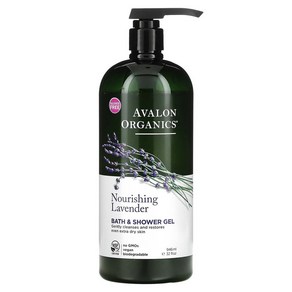 알바론 오가닉 배쓰 & 샤워 젤 영양 너리싱 라벤더 946ml Nouishing Lavende Bath & Showe Gel, 1개