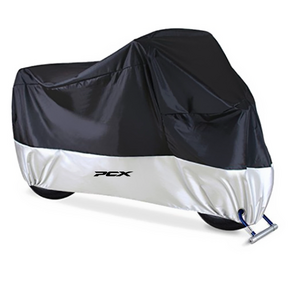 [호환] 혼다 PCX125 PCX 125 150 pcx 오토바이 커버 자전거 사계절 방수 방진 UV 보호 야외, 02 Silve, 01 S fo 150cm
