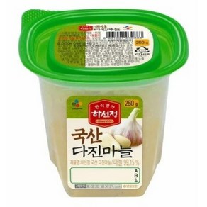 CJ제일제당 하선정 다진마늘, 2개, 250g