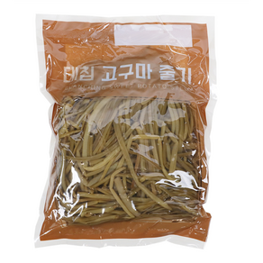 케이푸드_데침 고구마 줄기 1kg 중국산 데친 삶은 손질 식자재 가정용 반찬 식당용 업소용, 2개