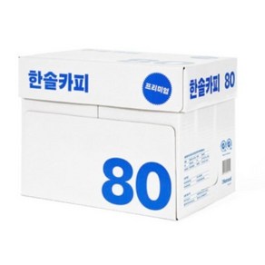 한솔제지 A4용지 복사용지 80g 1박스 2500매, 2500