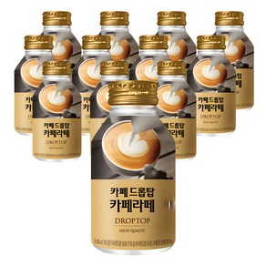 드롭탑 카페라떼, 275ml, 12개