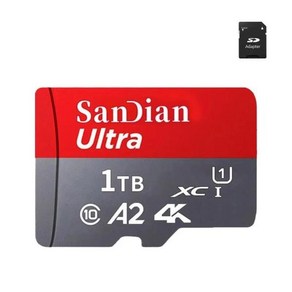 100% 오리지널 1TB 메모리 카드 MB/s A2 카메라 SD 128GB 256GB 마이크로 TF 클래스 플래시 휴대폰 및 태블, 6.1TB, 1개