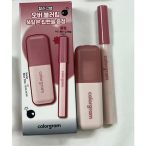 컬러그램 누디 블러 틴트 보송매트틴트 + 동일컬러 립펜슬 기획, 1개, 5g, 02플러핑크+립펜슬