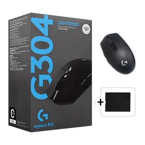 로지텍G G304 무선게이밍마우스 맥북 맥 그램 노트북 갤럭시탭 서든 롤 배그 병행 + 스토리링크 마우스패드