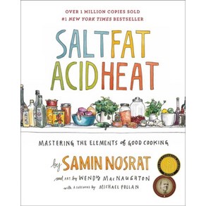 Salt Fat Acid Heat:Masteing the Elements of Good Cooking 넷플릭스 다큐 '소금 지방 산 열' 원서, Simon & Schuste