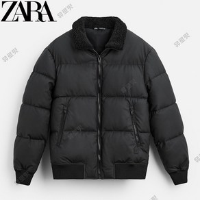 ZARA 자라 리버라이즈드 에코 퍼 하이넥 패딩 점퍼 Z1268