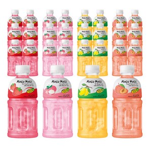 모구모구 4가지맛(딸기+리치+망고+복숭아), 24개, 320ml