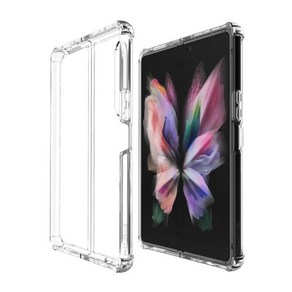 갤럭시 폴드5 Samsung Z FOLD5 1.5MM 두께 PC+TPU 투명 하드 젤리 케이스