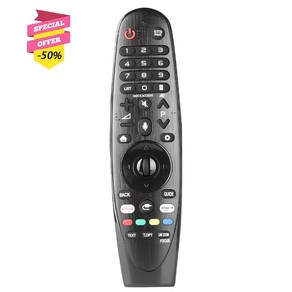 LG 스마트 TV Lgtv 컨트롤러용 매직 리모컨 음성 AN MR18BA 없음, No Voice Function, 한개옵션1, 01 No Voice Function