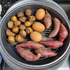 인덕션 원형 매직 그릴팬 국산 멀티 사각 고구마구이 생선찜 다용도 조리도구