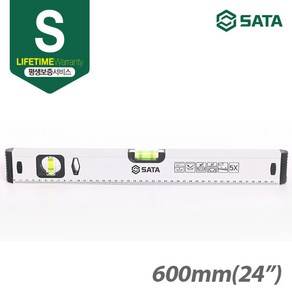 [사타/SATA] 수평자 600mm 24인치 91603A, 1개