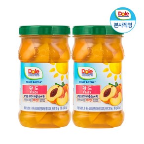 Dole 돌 후룻바틀 황도 복숭아 666g x 2개 외 / 간편과일 디저트 통조림, 후룻바틀 망고 2개