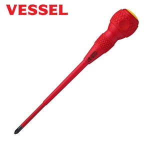 베셀/VESSEL 200 볼그립절연드라이버 2x150(+) 십자드라이버