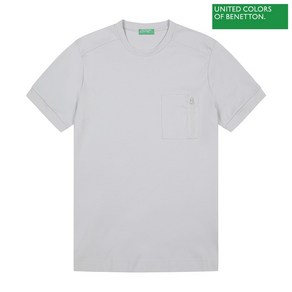 베네통 Solid pocket t-shit 2F 3JWDU1039 090