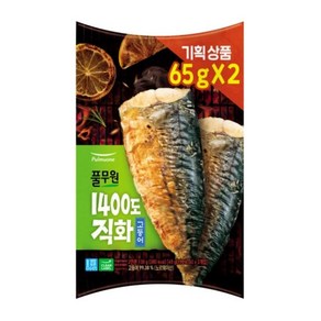 풀무원 1400도 직화 고등어 2입, 130g, 1개