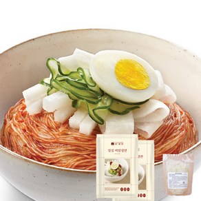 [면채반] 비빔냉면 2팩 (4인분) + 냉면 무김치 (400g) 함흥냉면, 400g, 2개